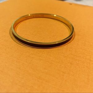 Kate Spade black and gold bracelet. non-adjustable